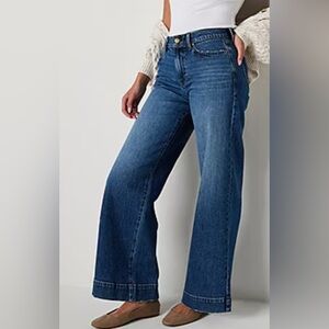 a.n.a 
Low-rise
Baggy wide leg
Size 10 (runs large)
Inseam 31inches